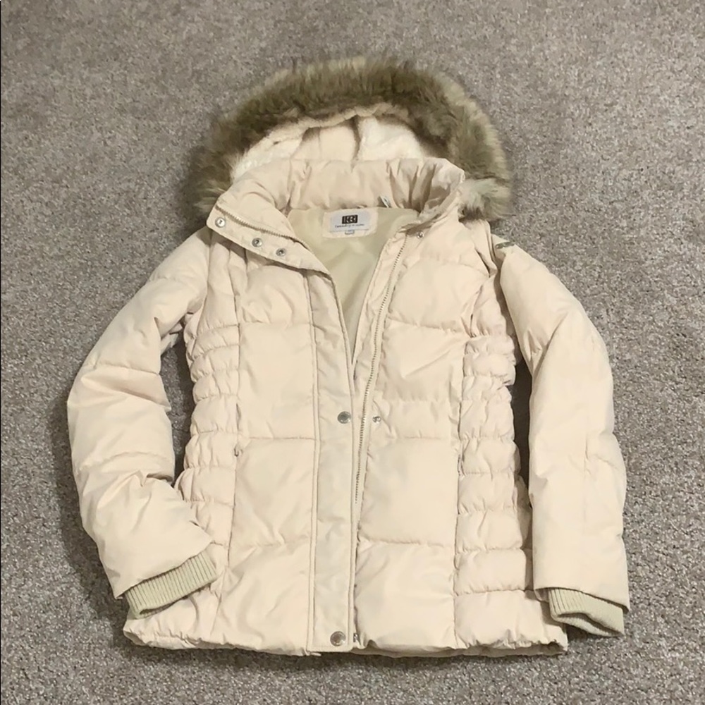 Laundry by Design beige puffer coat - Picture 8 of 8
